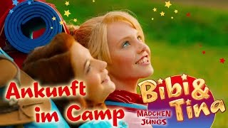 Bibi amp Tina  MÄDCHEN GEGEN JUNGS  Ankunft im Camp FILMSZENEN [upl. by Nennerb]