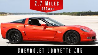 2011 Chevrolet Corvette Z06  Modified  Top Speed Test [upl. by Auburn823]