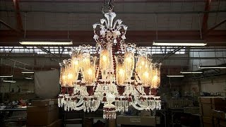 Crystal Chandeliers  How Its Made [upl. by Ode]