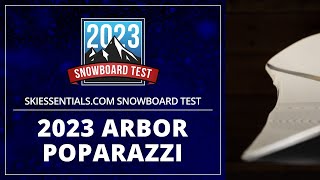 2023 Arbor Poparazzi Camber and Rocker  SkiEssentialscom Snowboard Test [upl. by Benetta387]