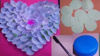 How to make heart shape paper Craftvery beautiful Crafts কাগজ দিয়ে ঝিনুক এর মতো হার্ট শেপ বানানো [upl. by Mich]