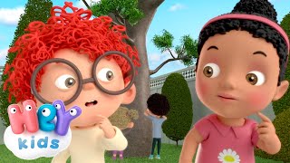 Cache cache 🙈 Musique en français  HeyKids Comptines pour bébé  Animaj Kids [upl. by Niuqauj]