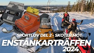 Snöskoter till Enstånkarträffen i Movattnet arbetsbelysning Ockelbo 6000 Arctic Cat Catalyst Alpha [upl. by Rolat]