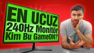 240Hz Monitör İncelemesi  Kim Bu GameON Markası [upl. by Airolg754]