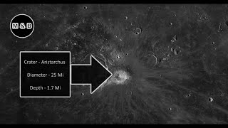 Aristarchus crater  NASA Moon Image LROC  Enhanced  4K [upl. by Lectra]