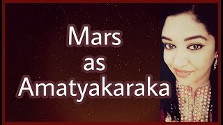 Mars as Amatyakaraka in Astrology [upl. by Inahc]