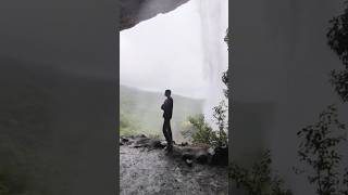 Beautiful waterfall in Maharashtra 😍 chaukul Maharashtra views [upl. by Annwahs]