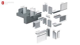 MODULARIZATION TECHNIQUE IN BM WINDOWS DOOR DESIGN SOLUTIONS  BCU070M [upl. by Aihsal]