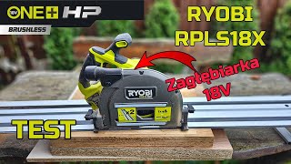 Zagłębiarka 18V Ryobi HP RPLS18X  TEST [upl. by Anivad]