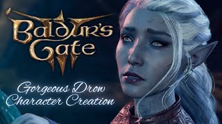 Baldurs Gate 3  Gorgeous Drow Character Creation Requested  PS5 [upl. by Col]