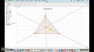 Le bisettrici di un triangolo e lincentro [upl. by Strong801]