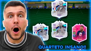 TROUXE ESSE QUARTETO INSANO E AMASSEI NA RETA FINAL DA WL BUGADOS DEMAIS FIFA 23  UT [upl. by Rothenberg301]