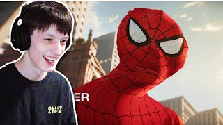 I REACT TO SpooderMan Movie Trailer [upl. by Clower]