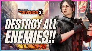 The Division 2 This Exotic Combo IS INSANE SoloGroup PVE Skill Build  Farm These MUST HAVE ITEMS [upl. by Chally]