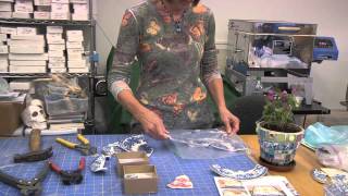 How to Cut China Plate for Mosaic Art [upl. by Oiramad]