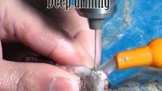 Drilling Gemstones and Semi Precious Stones [upl. by Ttenaj]