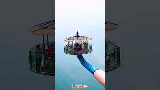 WORLDS HIGHEST SWING Bana Flying Kiss Park China  3000ft NO Safety Belts facts shorts [upl. by Lowson]