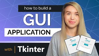 Create a GUI app with Tkinter  Step by Step Tutorial [upl. by Ahseikal]