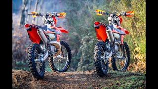 2021 KTM EXC 250 TPI AND EXCF 250  FIRST IMPRESSIONS  WHICH ONE WOULD YOU CHOOSE [upl. by Wallinga904]