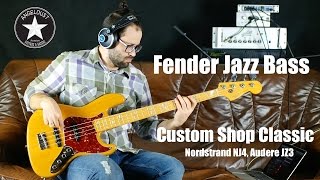 Fender Jazz Bass Custom Shop  Nordstrand Audere  fbcomangeldustguitars [upl. by Einahteb860]