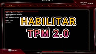 Cómo habilitar TPM 20 en AMD para instalar Windows 11 [upl. by Anesusa]