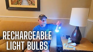 How To Use Rechargeable LED Bulbs  Rechargable Light Bulbs with Remote [upl. by Jolie27]