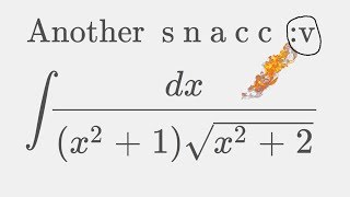 Integrating quite a tricky fellow [upl. by Norry]