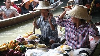 Floating Market Damnoen Saduak Thailand [upl. by Nnaasil]