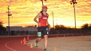 Zach Bitter 100 mile American Record 114055  Desert Solstice 2015 [upl. by Tallulah182]