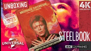 Moonage Daydream 4K UltraHD Bluray Limited Collector’s steelbook edition Unboxing [upl. by Tima]