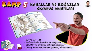 🌎Dünya KANALLAR VE BOĞAZLAR  OKYANUS AKINTILARI Harita Bilgisi Çalışması 🚀KODLAMALARLA 📌KAMP5 [upl. by Compton]