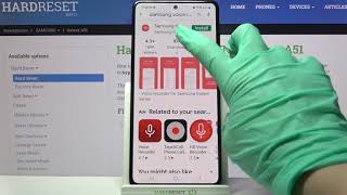 SAMSUNG Galaxy A51 – Record Sound  Save Voice Recording [upl. by Aneerol]