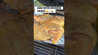 My Favorite Thanksgiving Turkey Replacement… GarlicButter Spatchcock Chickens 🔥🍗 [upl. by Myer]