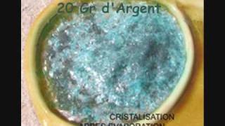 Fabrication de Nitrate dArgent  Chlorure dOr pour RAKU Emaillage [upl. by Stiegler569]