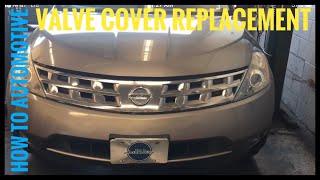 How To Replace Valve Cover Gaskets On A 20022007 Nissan Murano [upl. by Blen957]