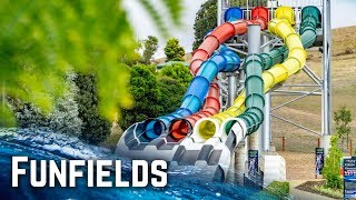 All Water Slides at Funfields  GoPro POV [upl. by Wooster]