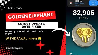 golden elephant bot airdrop date launch confirm ।। kab tak aaye ga [upl. by Urata]