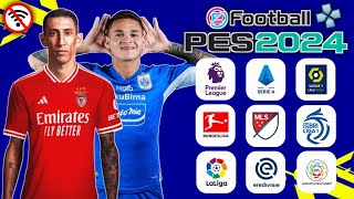 Main eFootball PES 2024 PPSSPP Liga Indonesia amp Liga Eropa Full Tim Promosi Best Graphics [upl. by Henghold]