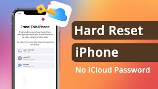 2 Ways How to Hard Reset iPhone without iCloud Password 2023 [upl. by Anitnelav321]