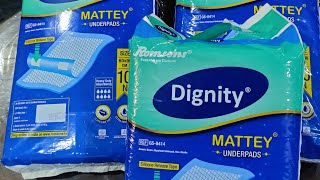 Dignity Mattey Underpads [upl. by Yancey]