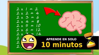 APRENDER LAS TABLAS DE MULTIPLICAR DEL 2 AL 10 [upl. by Stafani531]