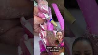 Unha mais cara do mundo plasticadospes nails manicure viralvideo memes music [upl. by Norita]