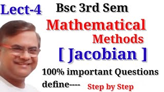 JACOBIANS  Jacobian Mathematical Methods [upl. by Jordanna]