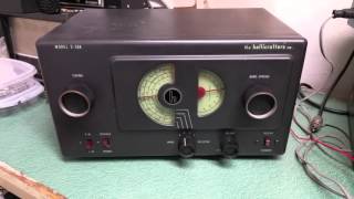 Hallicrafters S38A Tabletop Shortwave Radio Receiver [upl. by Allx]