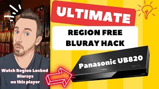 Panasonic UBP820 Hack  Watch Bluray discs region free [upl. by Aicenert]