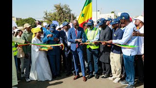 INAUGURATION DE LAUTOPONT FRONT DE TERRE Louvrage investi plus 14 milliards [upl. by Nodnal]