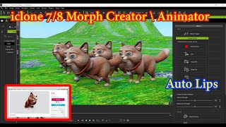 3dXchange Morph  iclone 7 Morph Creator  iclone 7 Morph Animator  iclone 8 Morph Animator [upl. by Mani970]