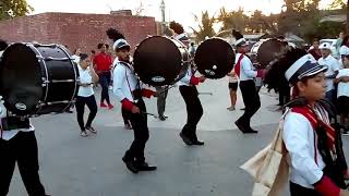 Corozal Community College marching band ccc marching band 2018 parade [upl. by Odlopoel468]