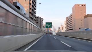 首都高速4号新宿線 上り 永福PA  代々木PA 夕方 車載動画 201404 [upl. by Barbie]