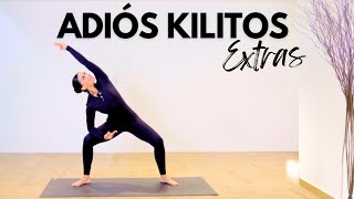 ADIÓS KILITOS EXTRAS 27 minutos Súper Efectivos de Yoga para lograr tu peso ideal Principiantes [upl. by Bywaters]